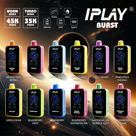 IPLAY BURST 45000 HITS RECARGABLE